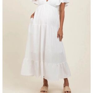 Elegant White Maxi Skirt